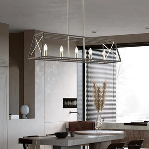 Lustre moderne <span class=keywords><strong>en</strong></span> <span class=keywords><strong>fer</strong></span> <span class=keywords><strong>forgé</strong></span> <span class=keywords><strong>de</strong></span> luxe, lustre rétro moderne pour restaurant, lustre pour comptoir <span class=keywords><strong>de</strong></span> bar, table à manger, villa, maison - Product Image 6