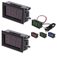 Termometer Digital LED arus langsung, 5-12V 0.56 ", inkubator Sensor suhu acquarized, dalam ruangan, mobil