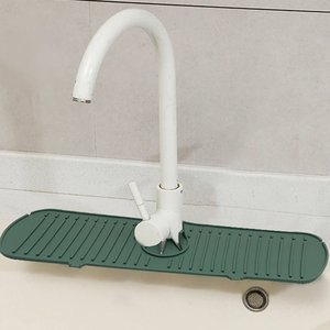 Silicone Drainage Pad Bathroom Kitchen Drip Mat Wash Basin Splash Proof Draining Pad <b>Table</b> Heat Insulation <b>Protector</b> - Product Image 3