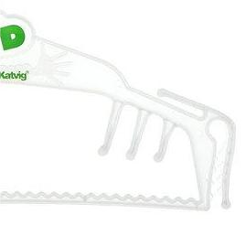 <span class=keywords><strong>Promo</strong></span> Cintres multifonctionnels transparents en plastique avec logo personnalisé pour manteaux, jupes, pantalons, jeans, costumes pour enfants - Product Image 5