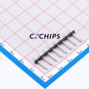 971-SLR-THR-1.3/08 Pin Header Through hole Component (THT),P=5mm Connector 1x8P 5mm Round Pin Through Hole - Product Image 2