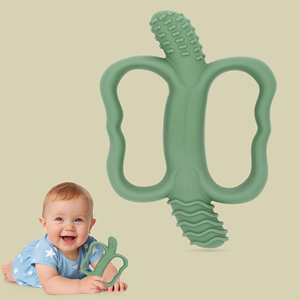 <span class=keywords><strong>Mordedor</strong></span> <span class=keywords><strong>de</strong></span> Silicona <span class=keywords><strong>en</strong></span> <span class=keywords><strong>Forma</strong></span> <span class=keywords><strong>de</strong></span> Plátano con Asa, Hecho <span class=keywords><strong>de</strong></span> Silicona <span class=keywords><strong>de</strong></span> Grado Alimenticio con Superficie Texturizada Masticable - Product Image 1