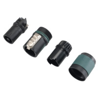 Connecteur mâle en nylon étanche 6-10,5 mm VO Speakon NL4F, adaptateur, prise, borne, assemblage pour haut-parleur, amplificateur, haut-parleurs, câble