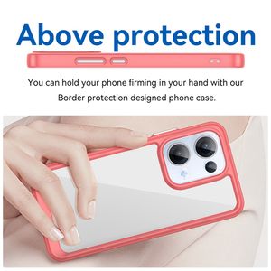 Coque de téléphone Slim Armor pour Oppo Reno 13 Pro 13F, couleur créative, rigide et transparente, avec bouton en métal, pour pare-chocs - Product Image 3
