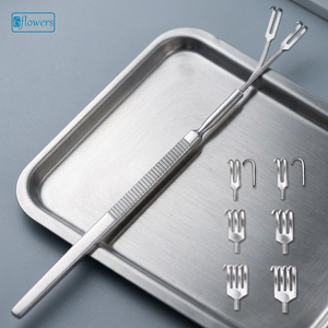 Kit chirurgical de rétracteurs à crochets en acier certifié CE, alimentation manuelle, prix de gros, logos personnalisés - Product Image 3
