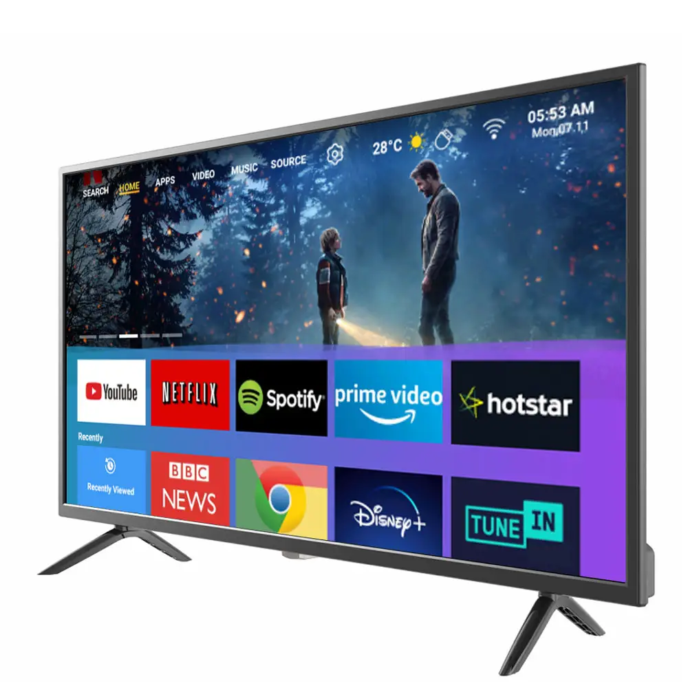 32/40/43/50/55/65/75 بوصة الروبوت T2S2 TV75 بوصة تلفاز LCD التلفزيون مجموعة 4K LED LCD HD FHD WIFI الذكية التلفزيون