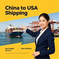 Plans de livraison flexibles Fret maritime DDP Chine vers États-Unis avec LCL+Express, support 24/7 et assurance pour les besoins de fret import saisonnier