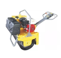 Compacteur à plaques vibrantes BOPU Mini à essence 4 kW pour sol et asphalte, moteur GX160, haute efficacité, prix abordable