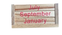Calendrier de bureau en bois avec date et jour, accessoires de bureau, calendrier perpétuel, calendrier de table créatif, décoration de bureau personnalisable