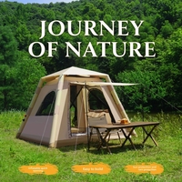 Tente Gonflable Portable Quatre Saisons en Tissu Oxford Imperméable pour Camping Extérieur, Installation Rapide en 1 Minute, Vente en Gros Usine