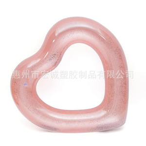 <b>Inflatable</b> Heart Shaped Pool <b>Float</b> 120Cm Adult Summer Water Fun Beach Party <b>Float</b> Environmentally Friendly Pvc - Product Image 5