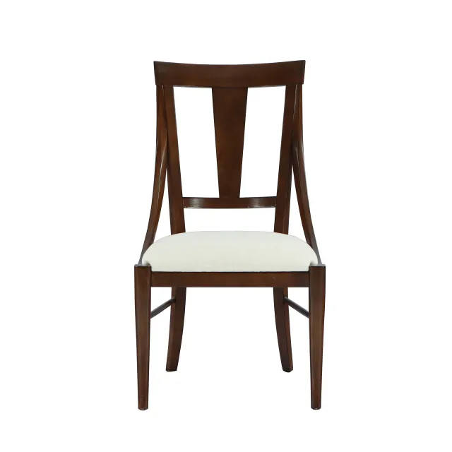 New Arrived Solid Wood Dining Chair Luxury Dining Room Chair Fabric Upholstery Wooden Chair