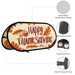 Publicidad portátil Impresión personalizada Evento deportivo Logotipo personalizado Al Aire Libre Feliz Día de Acción de Gracias Comida Pop-Up Frame <span class=keywords><strong>Banner</strong></span> - Product Image 3