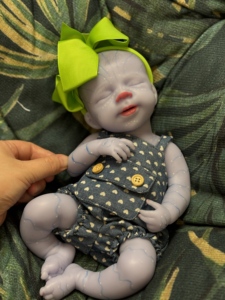 Muñeca Educativa de <span class=keywords><strong>Silicona</strong></span> de 13 Pulgadas, <span class=keywords><strong>Avatar</strong></span>, Muñeca de Moda para Niñas, Juguete de Dibujos Animados, Realista, Anatómicamente Correcta, Suave, Juguete de Recién Nacido - Product Image 2