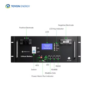Bộ pin Lithium Lifepo4 8000 chu kỳ sâu, lắp đặt trên giá đỡ, 48V 51.2V 100AH 200AH 300AH dùng cho lưu trữ năng lượng mặt trời gia đình - Product Image 2