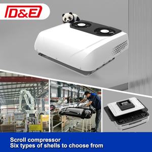 แอร์ติดรถยนต์แบบพัดลมคู่ สไตล์สีขาว ปี 2025 ใช้ไฟ DC12V 24V เหมาะสำหรับรถบรรทุก รถบ้าน รถตู้ รถแทรกเตอร์ รถขุด รุ่น DE-8 - Product Image 3