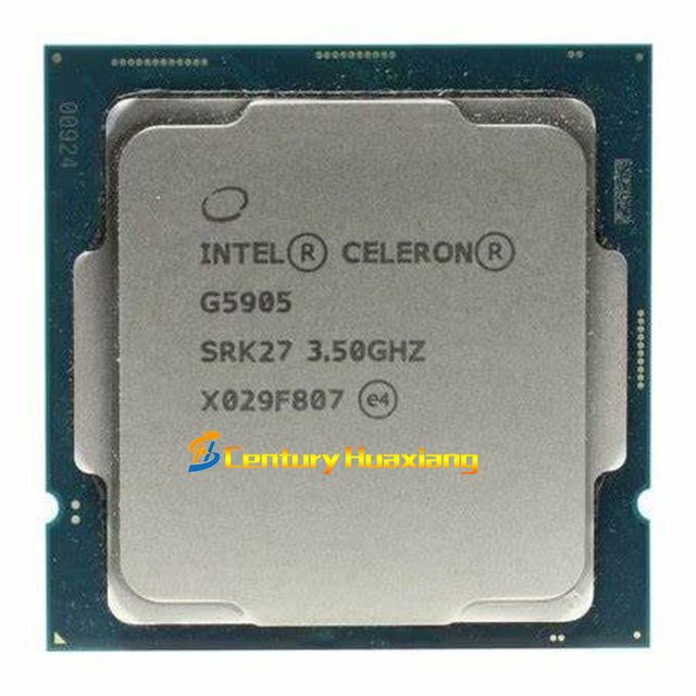 New Tray Intel CPUs Dual Core G5905 3.5GHz 4M Desktop Pentium CPU LGA 1200 Processor