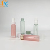 Botellas de Spray Acrílicas Pequeñas de 30 ml, Crema Facial, Crema para Ojos, Mascarilla Facial, Suero para el Cuidado de la Piel, Loción, Diseño Dividido, Serigrafía Personalizada