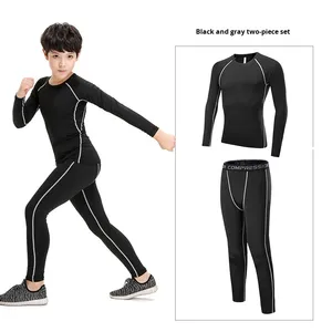 T-shirt de sport vintage personnalisé à manches longues pour enfants, avec logo, imperméable, pour l'entraînement, la course et le football - Product Image 5