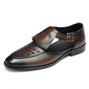 High Quality Men's British Inspired Business Casual Retro Loafers Breathable Suede Walking <b>Flats</b> Party Dress Shoes - Product Image 2