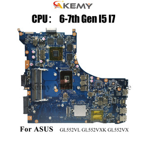 GL552VW máy tính xách tay bo mạch chủ cho ASUS ROG GL552V zx50v FX-PRO gl552vxk GL552VX máy tính xách tay Mainboard với i5 i7 CPU 100% kiểm tra OK STK - Product Image 2
