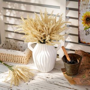 CallaFloral - Espiga de Césped Artificial Beige, Decoración de Boda de Plástico, Estilo Moderno, Decoración del Hogar Hecha a Mano - Product Image 1