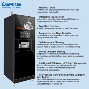 Distributeur automatique de café commercial, distributeur de café en libre-service à <span class=keywords><strong>monnayeur</strong></span> pour bureau - Product Image 3