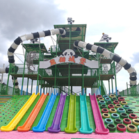 Équipement d'escalade extérieur pour enfants Hualong, sans moteur, avec structure en acier et PVC, équipement de divertissement, capacité de 100 à 500 kg