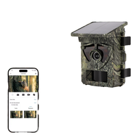 Caméra de chasse avec vision nocturne 4K, étanche IP67, carte SD CMOS, alimentation solaire, WiFi, pour la faune en plein air