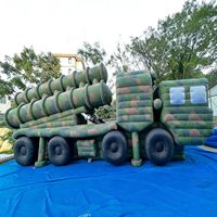 Prix d'usine Personnalisé Géant Gonflable Publicitaire : Chasseur, Véhicule Lance-Missiles, Grand Véhicule Anti-Avion Gonflable
