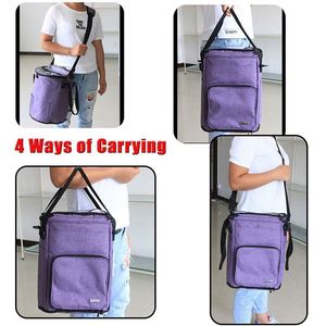 BSCI factory Organizer <b>Bag</b> for Knitting Projects Large Tote <b>Bag</b> for <b>Storage</b> Yarn Supplies Organizer Tote for Weave Tools - Product Image 4