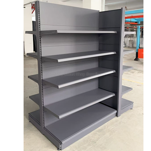 Étagère de présentation double face en acier laminé à froid modulaire OEM pour supermarché et épicerie - Product Image 4