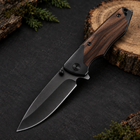 Couteau pliant à manche imprimé en 3D, acier 3CR13, pointe tombante, 21 cm, couteau de poche tactique EDC pour le camping, cadeau créatif, vente en gros OEM