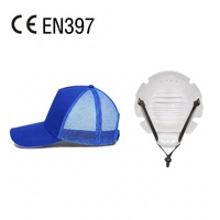 Casco de Seguridad Industrial Ligero y Extraíble con Inserto de PE ABS, Certificado CE EN812, para Almacenes, Fábricas y Talleres