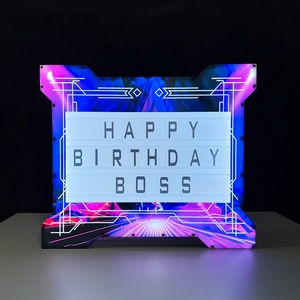 Buona qualità forte pacchetto ricaricabile messaggi a Led acrilico bordo personalizzato Vip bottiglia presentatore con lettere e numeri - Product Image 4