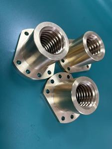 Tr40x6 đồng thau hình thang vít Nut | HỢP kim đồng dẫn vít Nut | gia công tùy chỉnh và cung cấp nhà máy - Product Image 2