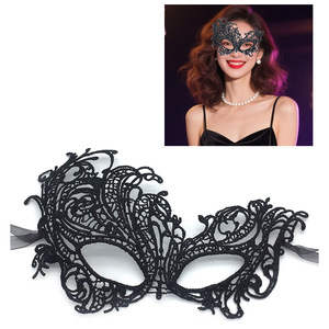Máscara de Ojos Sexy y Elegante para Halloween, Máscara de Encaje Negro para la Mitad Superior de la Cara, Máscara de Zorro Anónima, Mascaras Venecianas - Product Image 3
