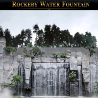 Fuente de Agua Decorativa Comercial con Rocas, Iluminación RGB/Láser, Impermeable IP68, Diseño Personalizado con Forma y Tamaño de Roca a Medida, Solución Completa