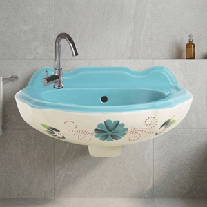 Minimalist Ceramic Corner <b>Wall</b> Hung Wash Basin Compact Hand Wash Sink for Hotel Commercial Bathroom Projects - Product Image 5
