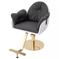 Miroir de Salon de Coiffure Moderne et Simple SalonTrendy avec Éclairage, Miroir de Barbier Simple ou Double Face en Cuir, Meuble de Coiffure
