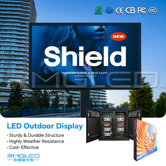 Outdoor Double Sided Full Color P4 Model LED Digital Display Screen with 3D Capability for Advertising Use