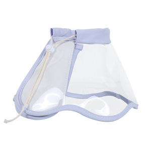 Nuevo collar isabelino transparente en forma de flor con cordón - Product Image 1