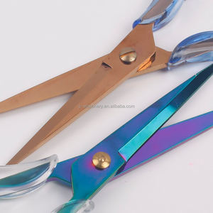 Forbici elettrolitiche di lusso in acrilico forbici per taglio di carta cucito sartoriale ricamo casa/ufficio cancelleria forniture - Product Image 3