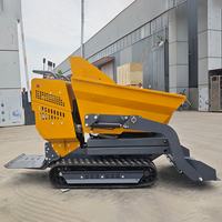 Schnelle Lieferung Mini Dumper Crawler Transporter Benutzer definierte Farbe Compact Dump Truck Großhandel Micro Mini Dumper Truck