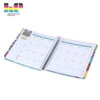 Carnets à spirales réutilisables à disques, impression personnalisée – Vente chaude