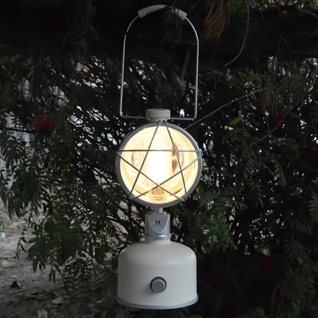 Factory Direct New Design Retro Camping Lantern LED Rechargeable Dimming IP44 Waterproof USB-C Charging Outdoor Portable ABS