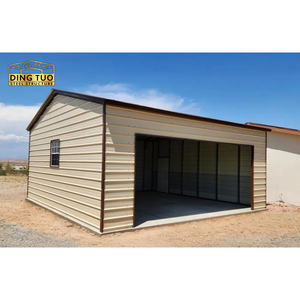 Prefabrik Metal su geçirmez yapı prefabrik bahçe Metal garaj depolama tutuyor çelik yapı tutuyor - Product Image 4