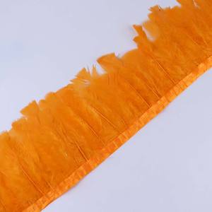 Piume fai da te artigianato all'ingrosso <span class=keywords><strong>serie</strong></span> più vendute oro sfuse piume di tacchino fornitori - Product Image 5