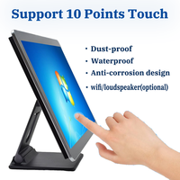 Haute qualité 23.6 pouces écran tactile ordinateur caissier Machine Windows POS matériel système pliable caisse enregistreuse pour magasin de détail