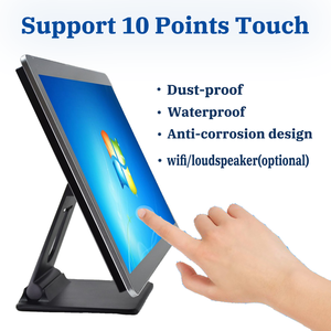 Haute qualité 23.6 pouces écran tactile ordinateur caissier Machine Windows POS matériel système pliable caisse enregistreuse pour <span class=keywords><strong>magasin</strong></span> de détail - Product Image 3